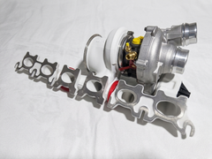 Phantom S2 I6 single-turbo turbocharger for BMW B58 / N55 (white finish)