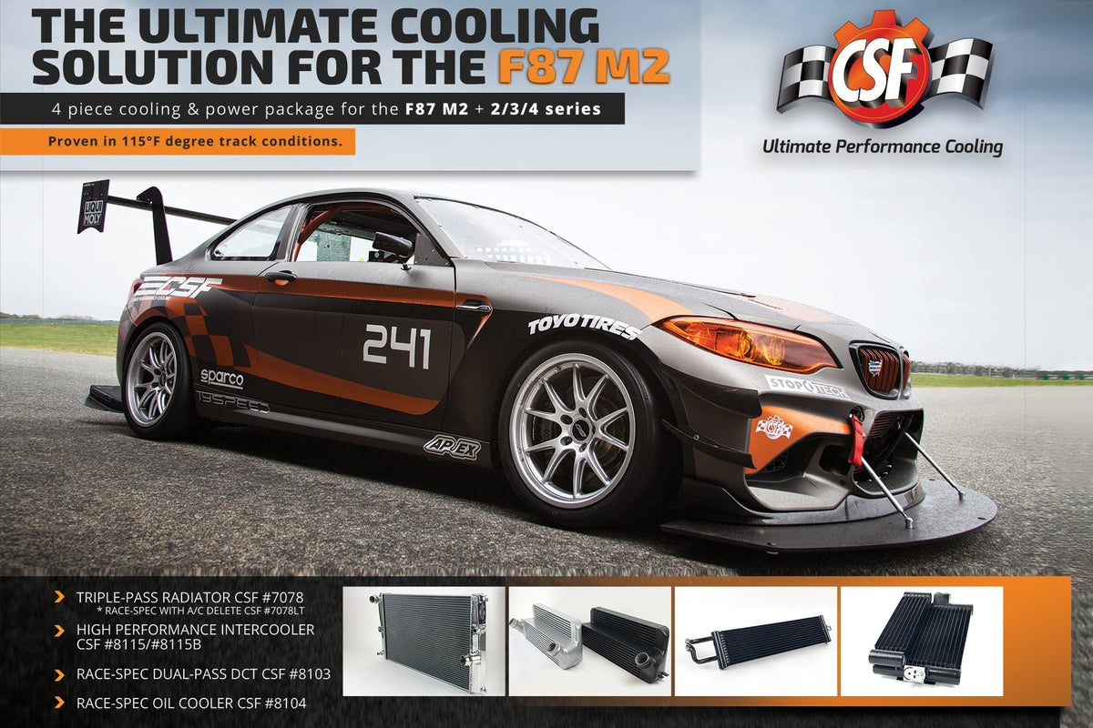 CSF High-Performance Stepped-Core Intercooler — N55 (F-chassis)