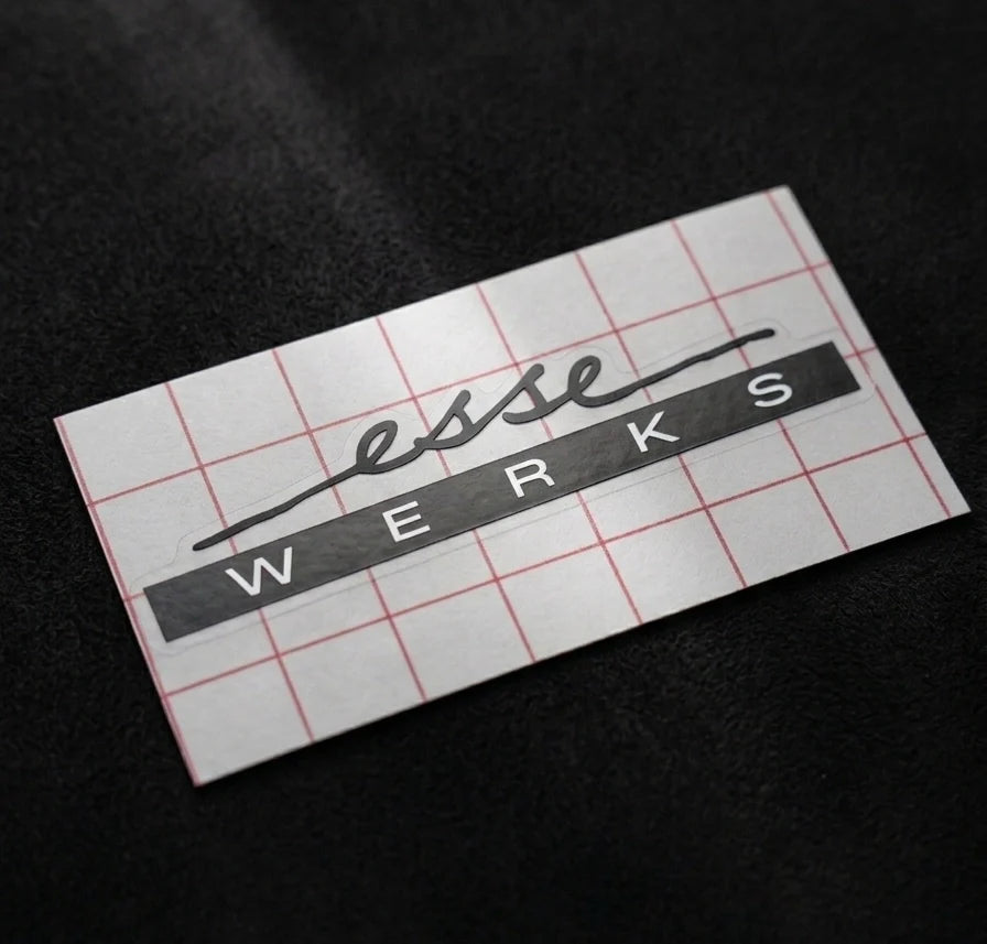 Esse Werks vinyl decal — black