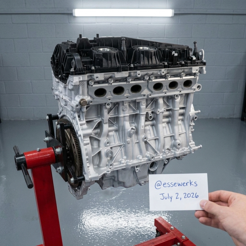 Esse Werks Built S58 Long Block — Sleeved, 800–1400 WHP Capable — xDrive G80 M3 / G82 M4 (+ Bonus RKA Billet Intake)