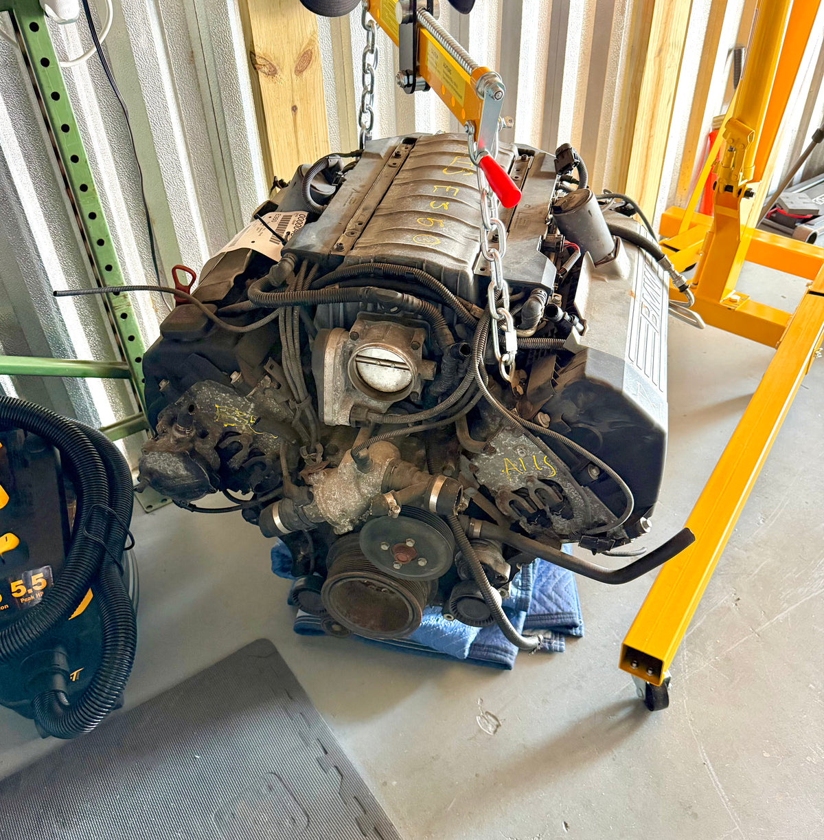 BMW N62B48 4.8L V8 Complete Engine — 79K Miles, Running & Tested (E53 X5 4.8is)