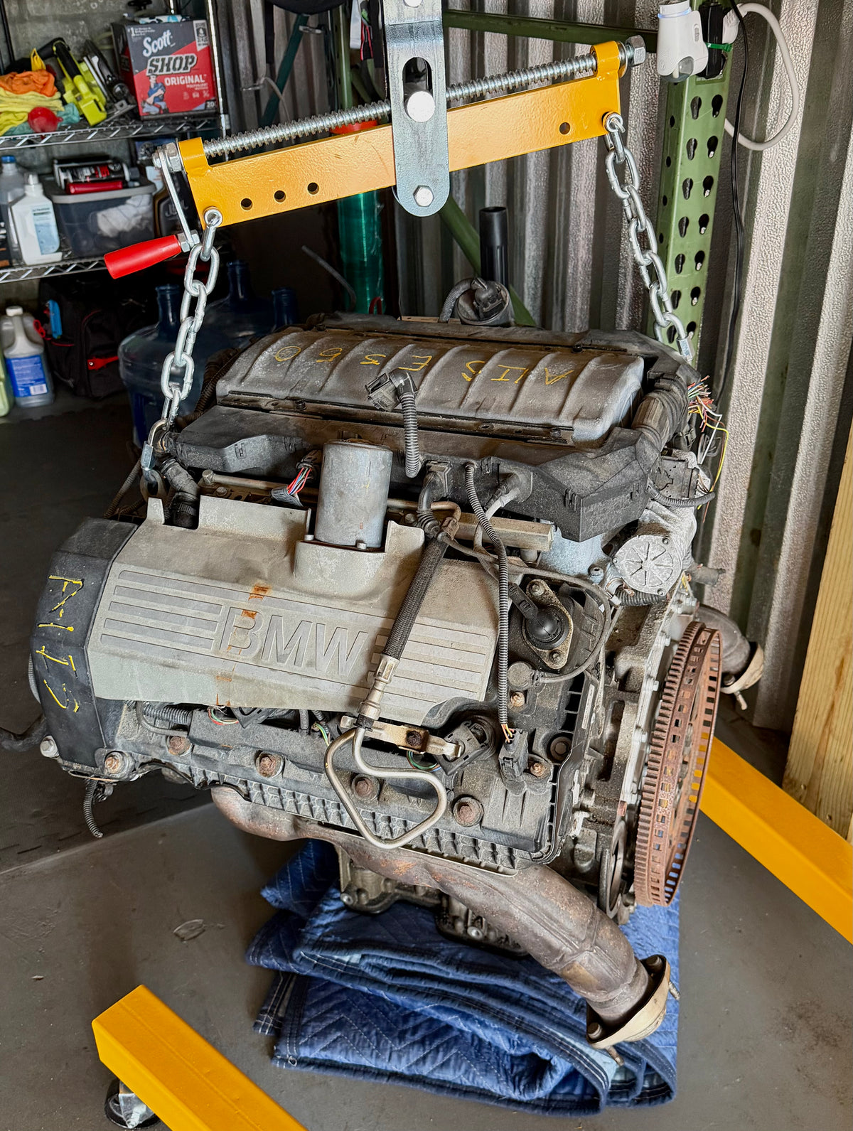 BMW N62B48 4.8L V8 Complete Engine — 79K Miles, Running & Tested (E53 X5 4.8is)