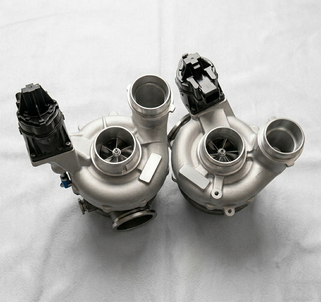 Phantom V8 twin-turbo turbocharger for BMW S63 / N63 (white finish)