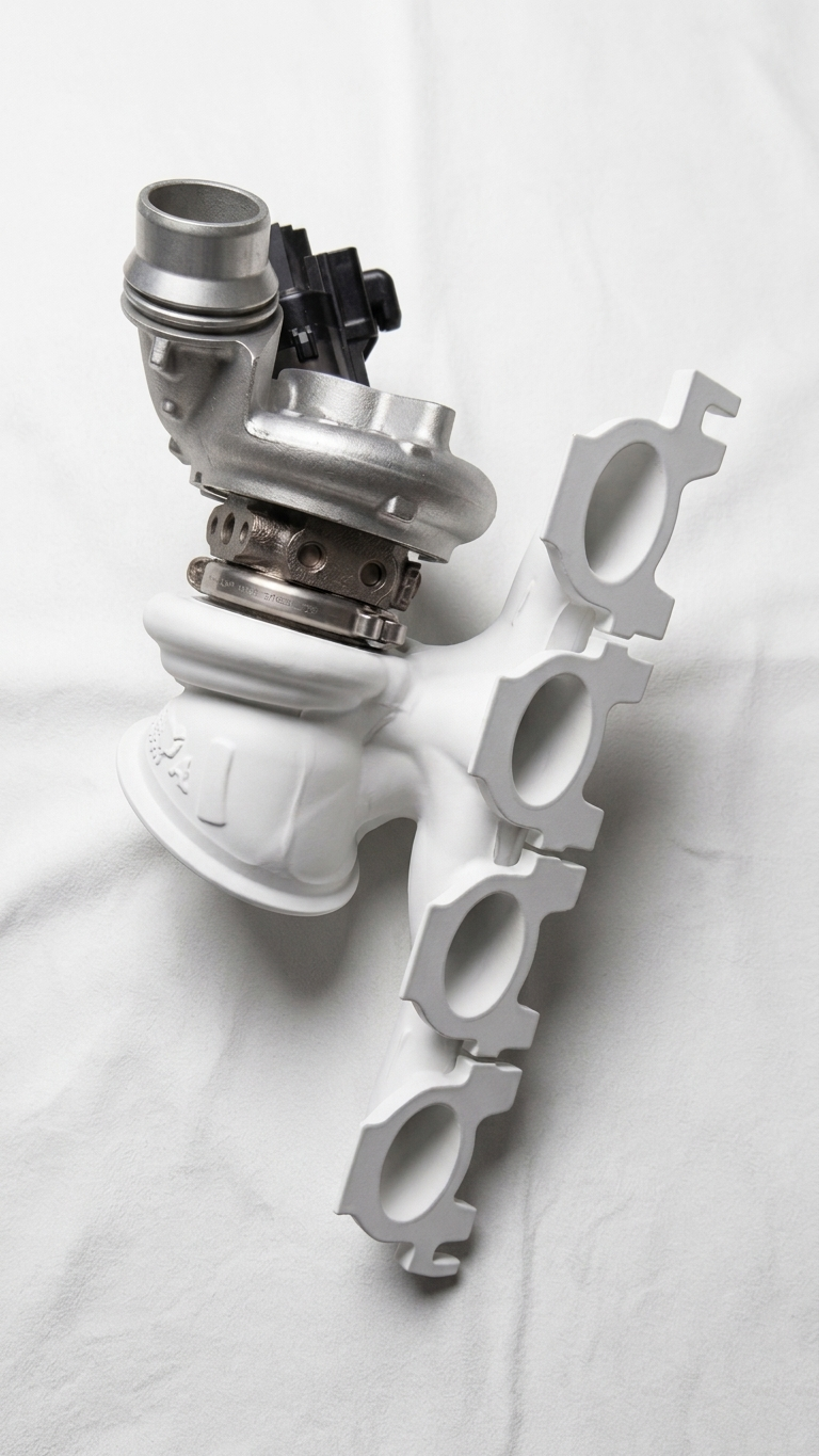 Phantom S1 I4 turbocharger for BMW B48 / B46 / N20 / N26 (white finish)