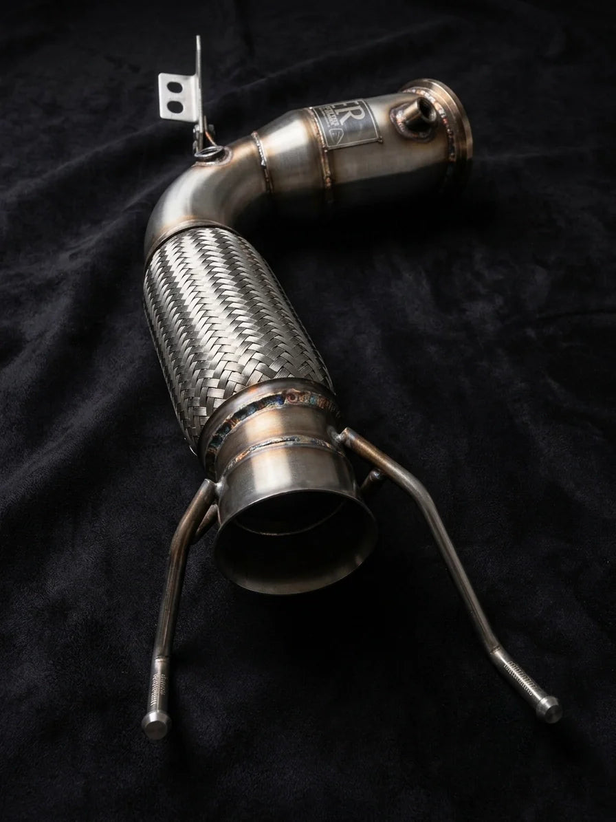 Evolution Racewerks competition downpipe for B48 MINI F56 F60 (F-Series)
