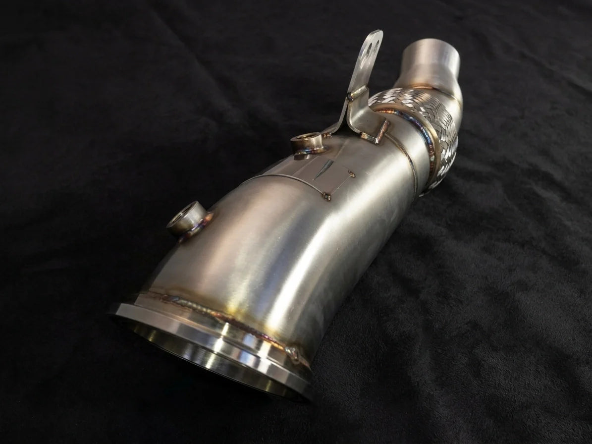 Evolution Racewerks 4.5 inch catless competition downpipe for BMW B58