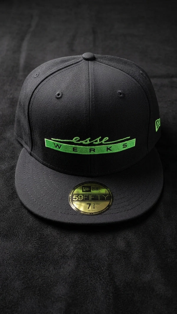 Esse Werks x New Era 59Fifty fitted cap, Drop 001 Launch Edition with glow-in-the-dark logo