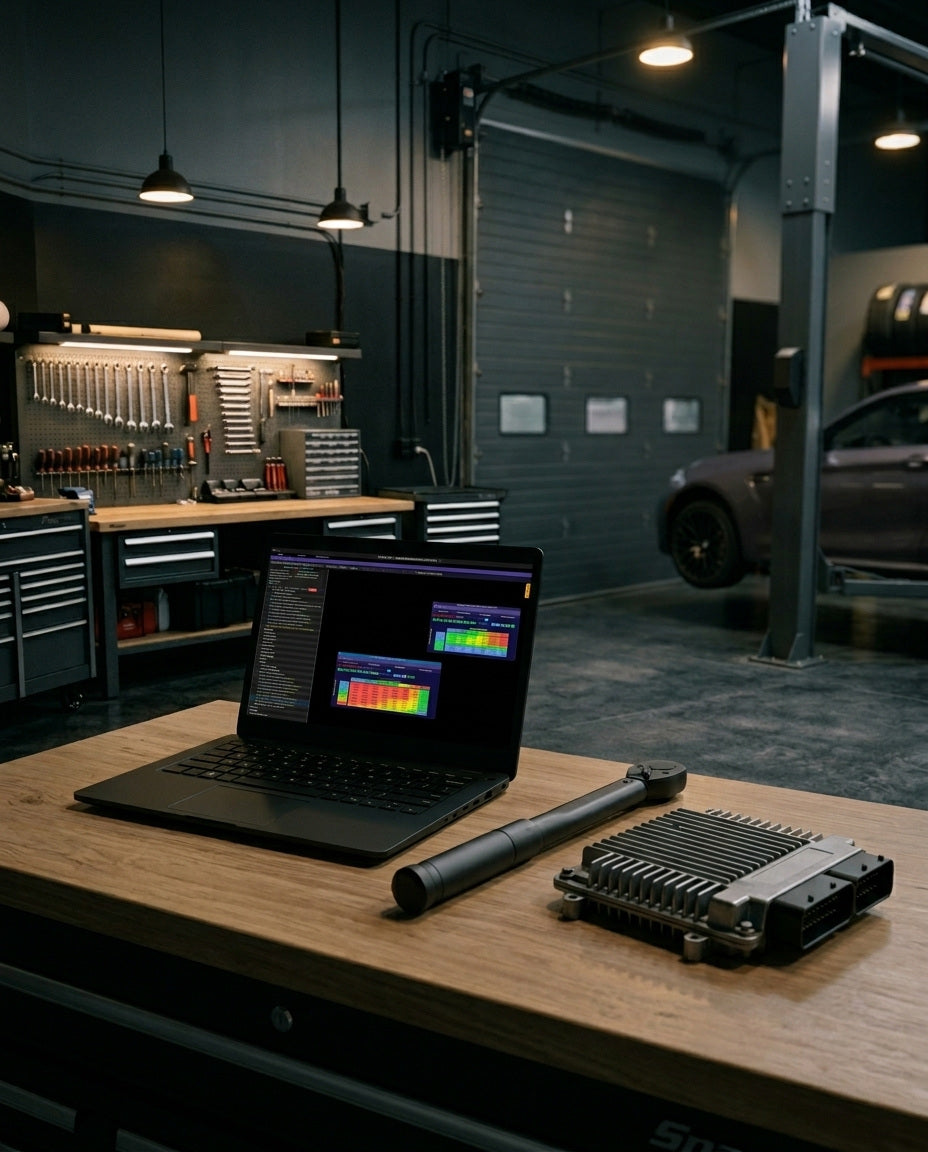 Esse Werks calibration workbench — datalogging and tools