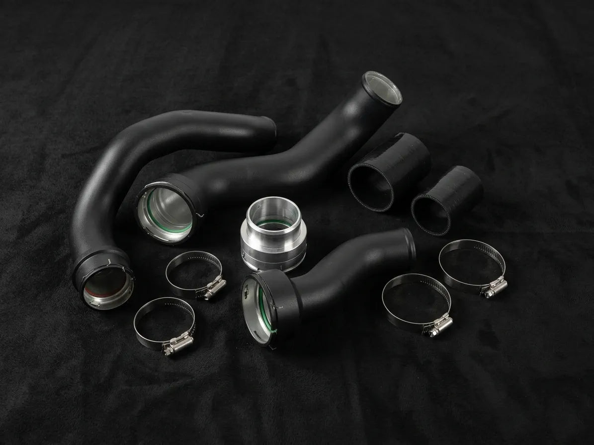 Esse Werks aluminum charge pipe for BMW B48 F-Series and G-Series