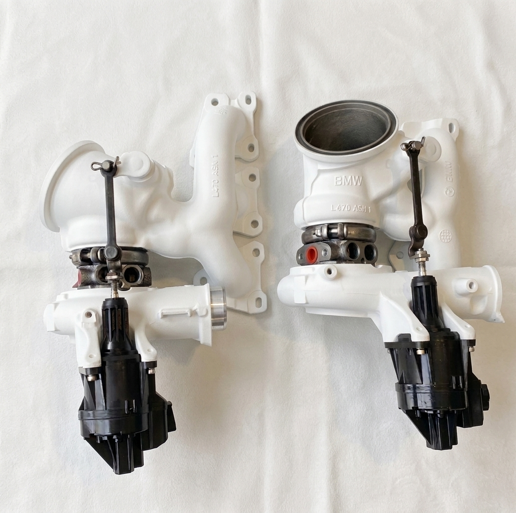 Phantom S2 I6 twin-turbo turbocharger for BMW M S58 / S55 (white finish)